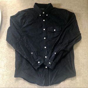 A&F corduroy button down